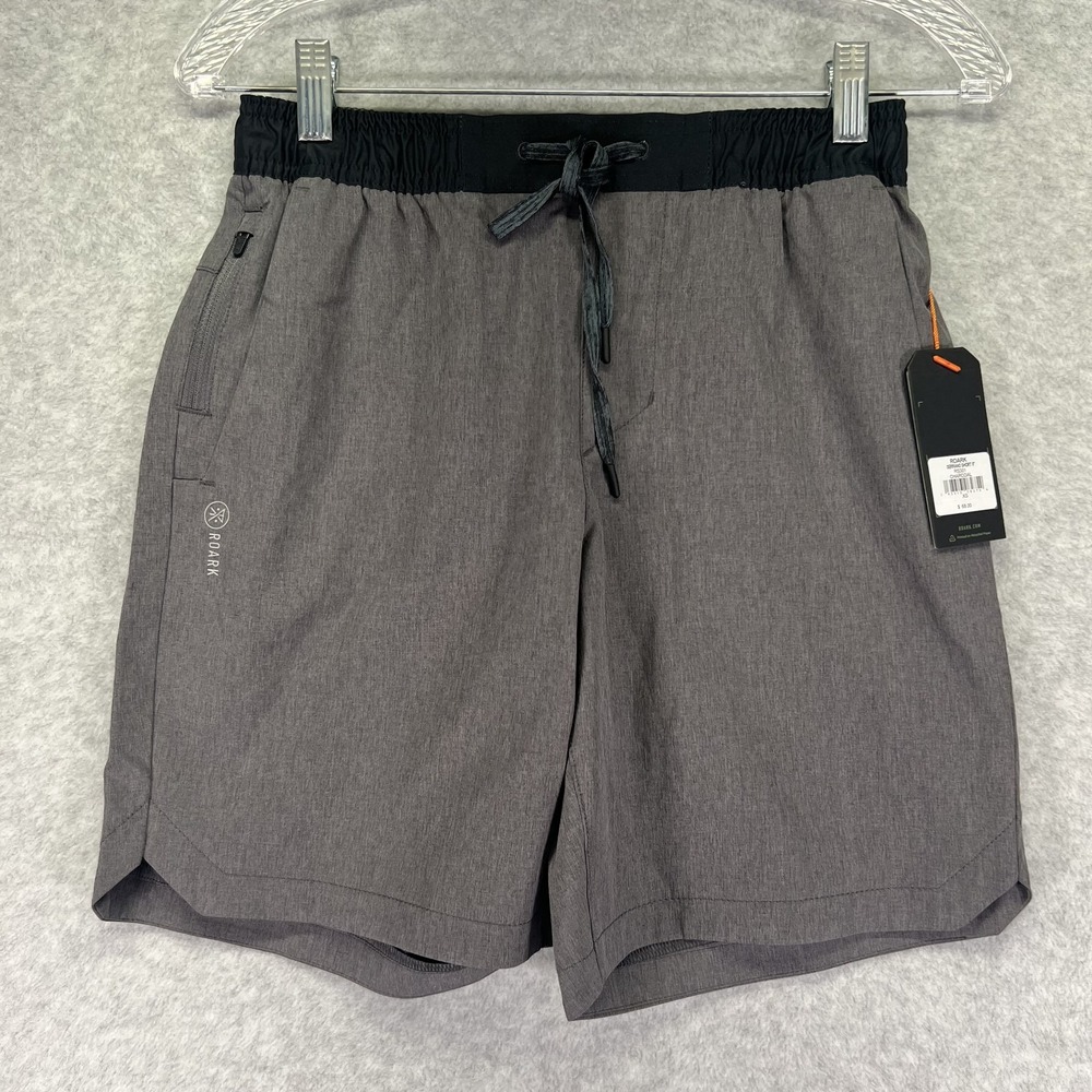Roark Men's Gray Performance Drawstring Shorts